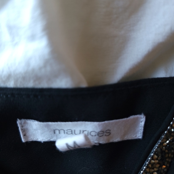 Maurice spaghetti strap dressy tank size M - Picture 3 of 5